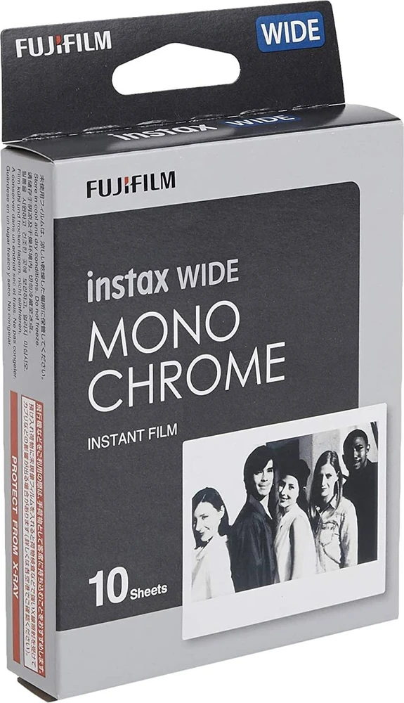Fujifilm | Instax Wide Monochrome Momentiniai filmai | Kiekis 10
