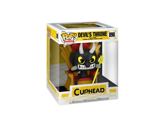 Funko POP Deluxe: Cuphead S3 - Velnias kėdėje