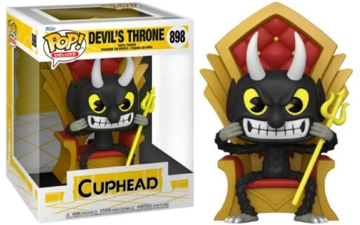 Funko POP Deluxe: Cuphead S3 - Velnias kėdėje