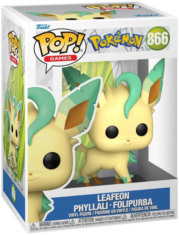 FUNKO POP! Vinilinė figūrėlė: Pokemonai - Leafeon, 9 cm