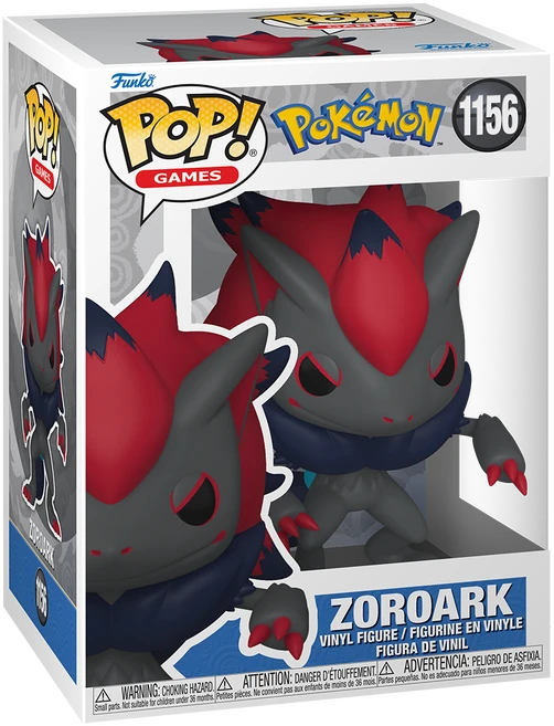 FUNKO POP! Vinilinė figūrėlė: Pokemonai - Zoroark, 9.5 cm