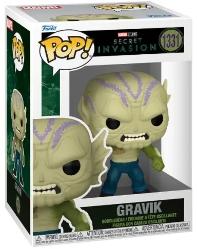 FUNKO POP! Vinilinė figūrėlė: Marvel: Secret Invasion - Gravik, 9 cm