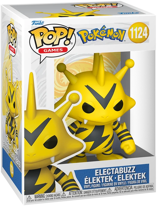 FUNKO POP! Vinilinė figūrėlė: Pokemonai - Electabuzz Elektek, 9 cm