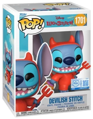 FUNKO POP! Vinilinė figūrėlė: Disney - Velniūkštis Stitch, 9 cm