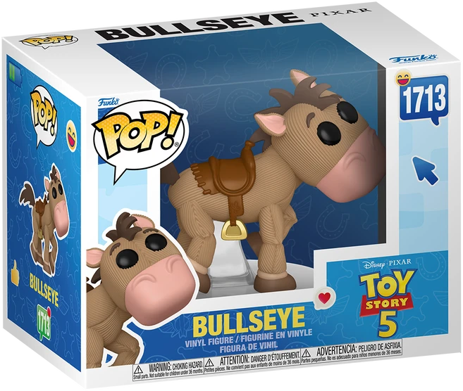 FUNKO POP! Vinilinė figūrėlė: Žaislų istorija 5 - Bullseye, 9 cm