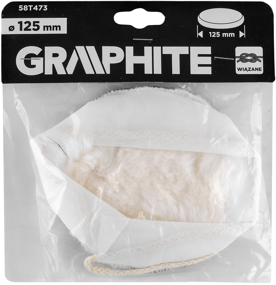 Graphite Futerko Mazginė poliravimo šluotelė 125 mm
