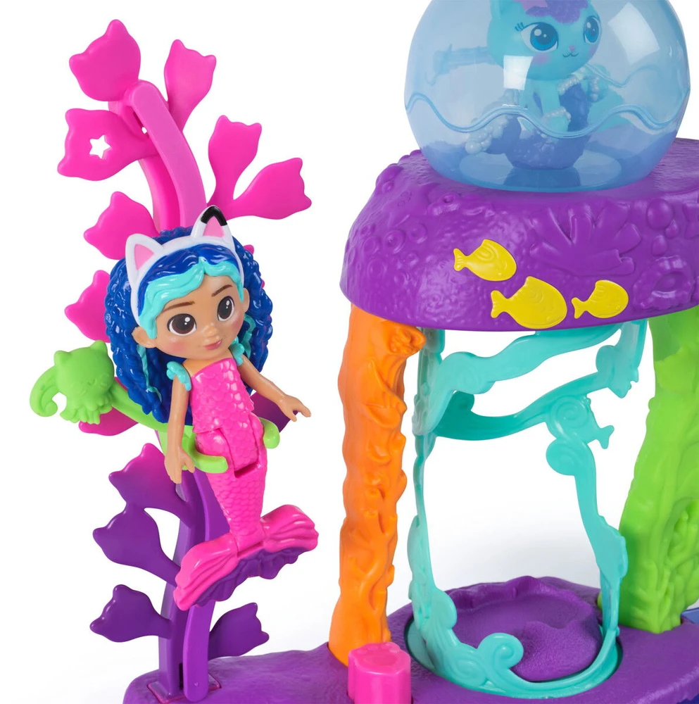 Spin Master Gabby's Dollhouse Gabby filmo „Mercats Kitty“ akvariumo žaidimų rinkinys (6074401)