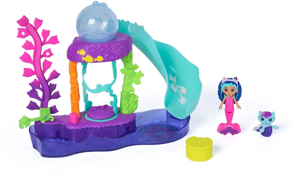 Spin Master Gabby's Dollhouse Gabby filmo „Mercats Kitty“ akvariumo žaidimų rinkinys (6074401)