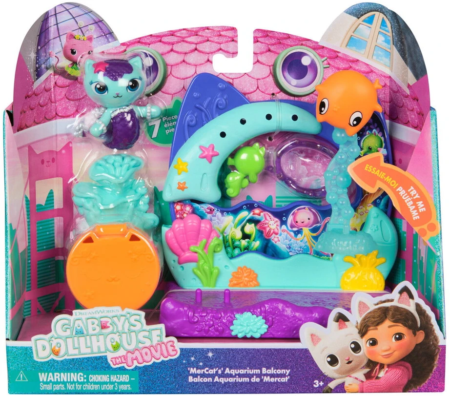 Spin Master Gabby's Dollhouse Gabby kino balkonas – supynės ir maudynės (6074163)