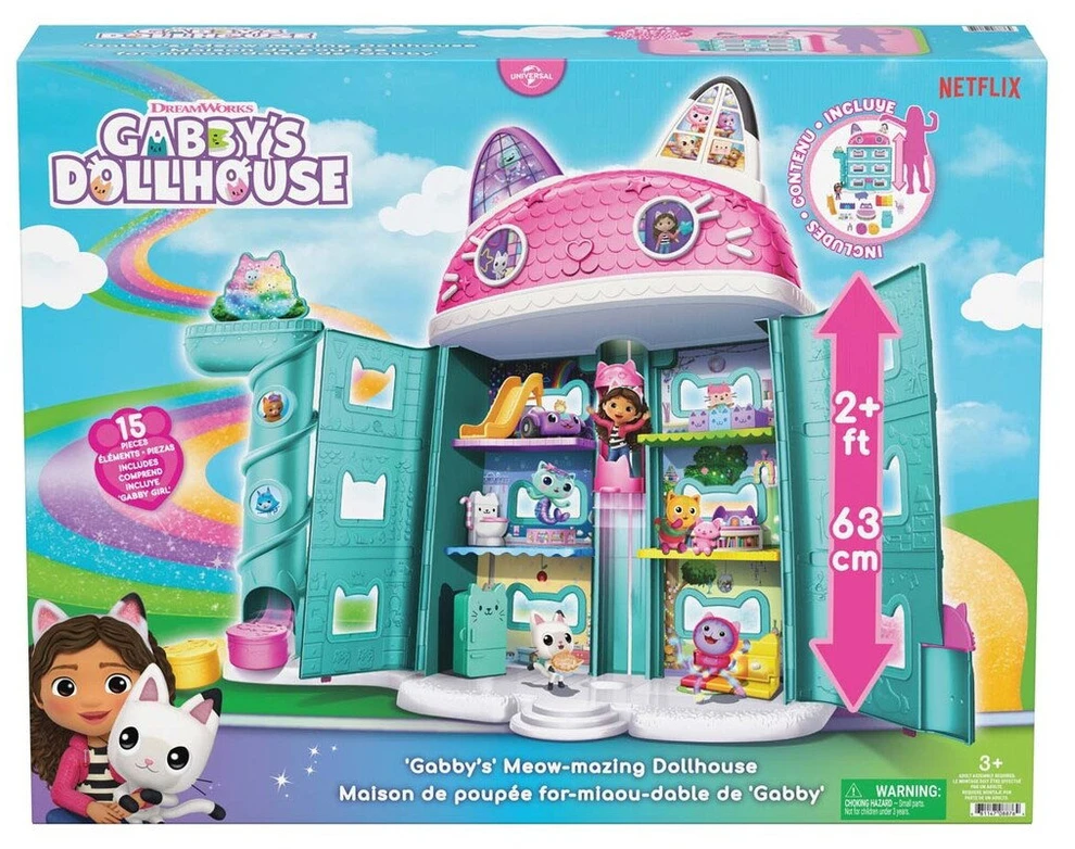 Gabby's Dollhouse Gabby lėlių namelis – Miau-Mazing lėlių namelis (6078219)