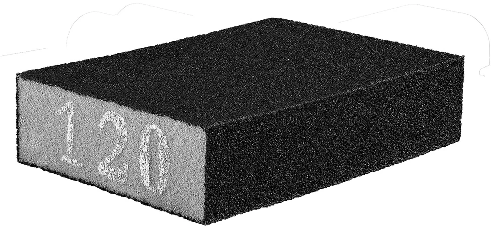 Gąbka Abrazyvinė kempinė 70 x 25 x 100 mm, K120