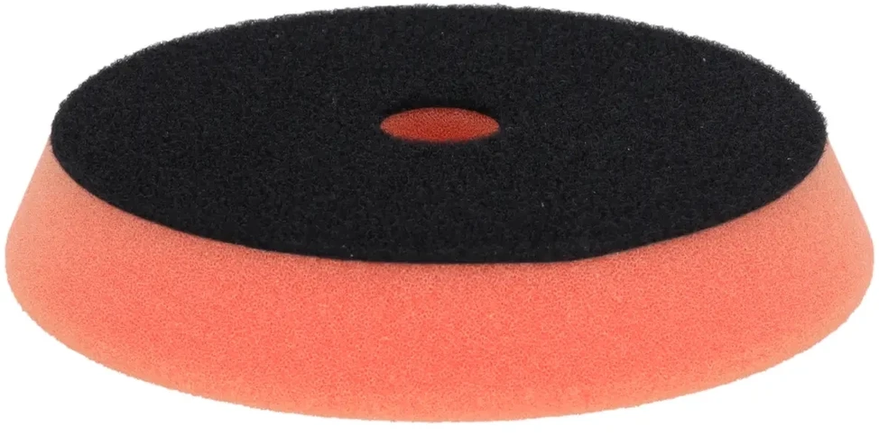 Dedra Gąbka Poliravimo kempinė su lipdukais, kieta, 75 mm, 25 mm storio (oranžinė)