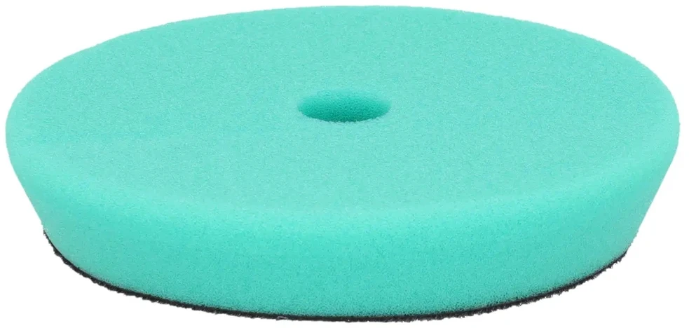 Dedra Gąbka Poliravimo kempinė su lipdukais, labai kieta, 125 mm, 25 mm storio (žalia)