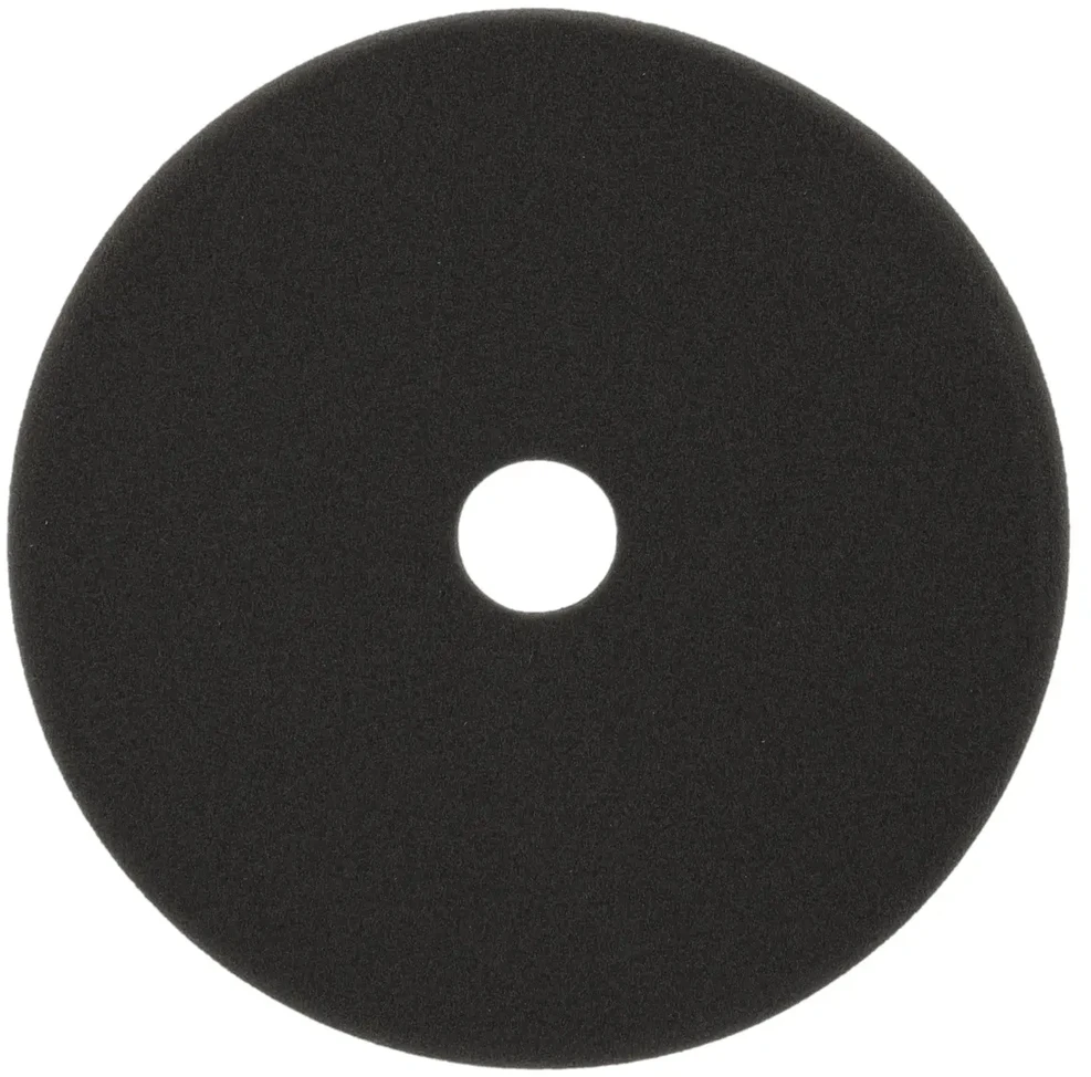 Dedra Gąbka Poliravimo kempinė su lipnia juosta, labai minkšta, 150 mm, 25 mm storio (pilka)