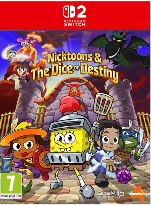 Game Mill Nicktoons ir likimo kauliukai