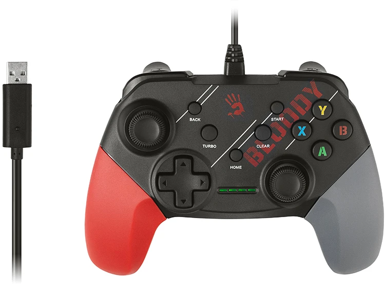 A4Tech Gamepad Bloody GP30 Sports Raudona USB