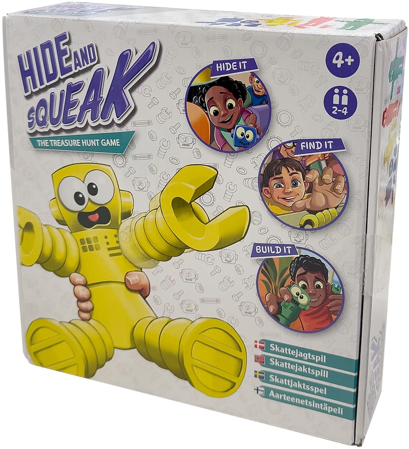 games „Hide Squeak“ – „Skattejagtspillet“ (Årets børnespil, 2025 m.)