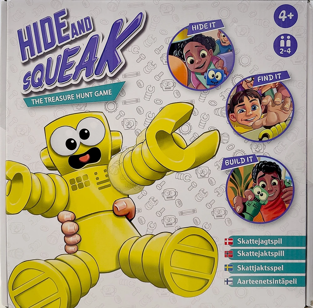games „Hide Squeak“ – „Skattejagtspillet“ (Årets børnespil, 2025 m.)