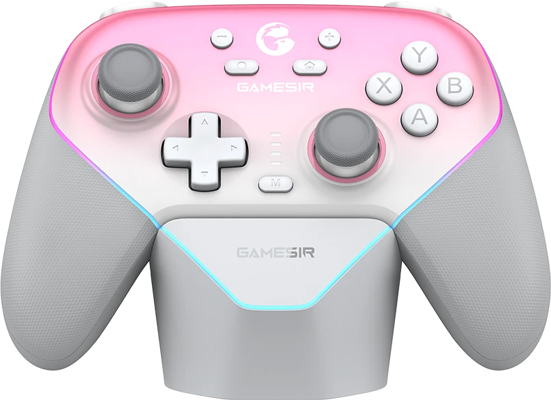 GameSir SuperNova T4n Pro belaidis žaidimų valdiklis rožinės spalvos