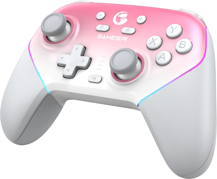 GameSir SuperNova T4n Pro belaidis žaidimų valdiklis rožinės spalvos