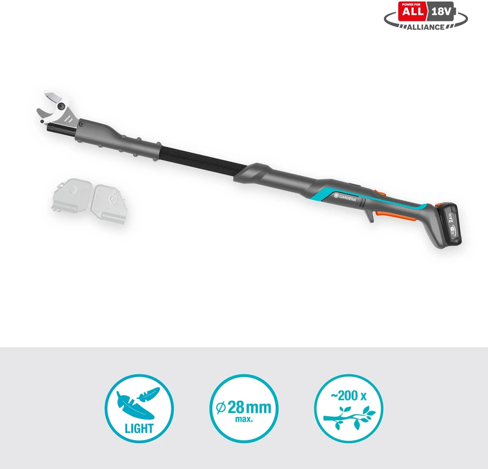 Akumuliatorinės genėjimo žirklės Gardena Easycut 110/18V