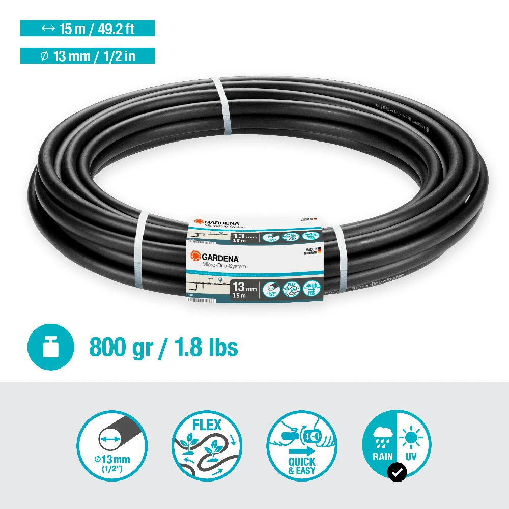 Gardena Jungiamasis vamzdis Flex 13 mm (1/2"), 15 m