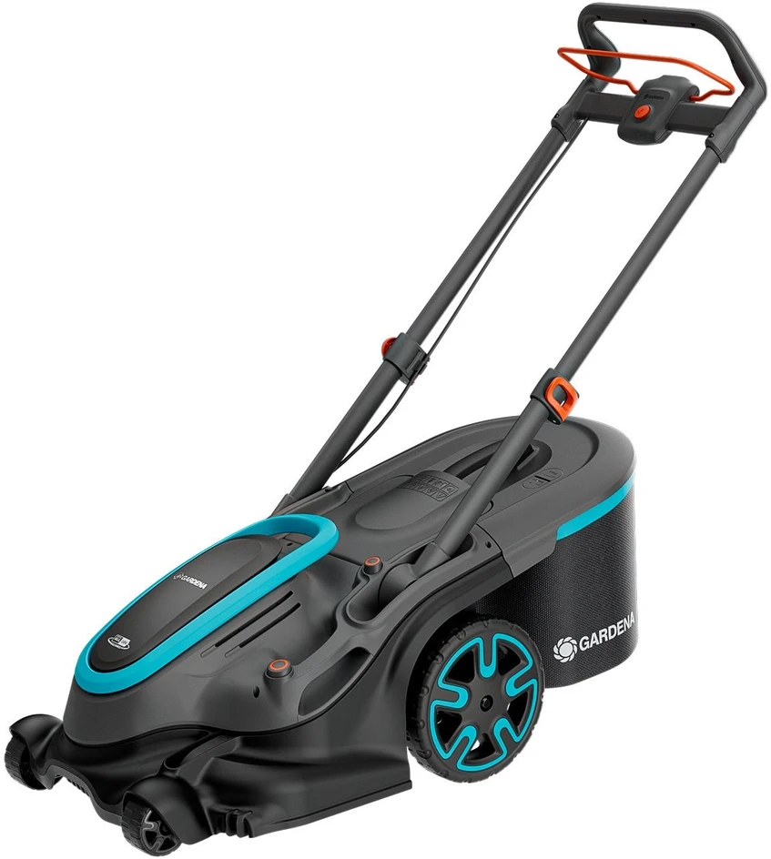 Gardena PowerMax Duo 46/36V Dual-Blade akumuliatorinės vejapjovės komplektas su P4A baterija