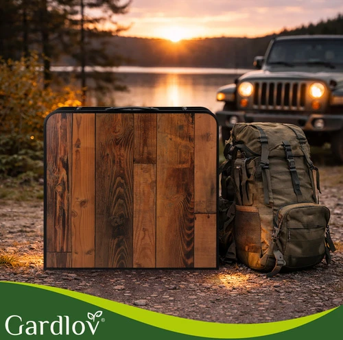 Gardlov sulankstomas sodo stalas + 4 kėdės