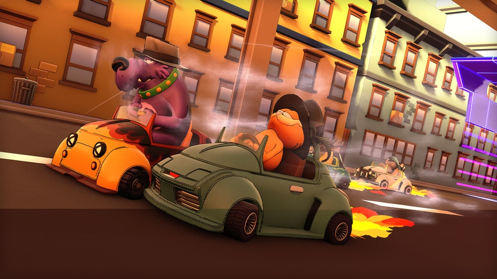 „Microïds Garfield Kart 2“ – viskas, ką galite dreifuoti