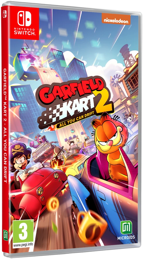 „Microïds Garfield Kart 2“ – viskas, ką galite dreifuoti