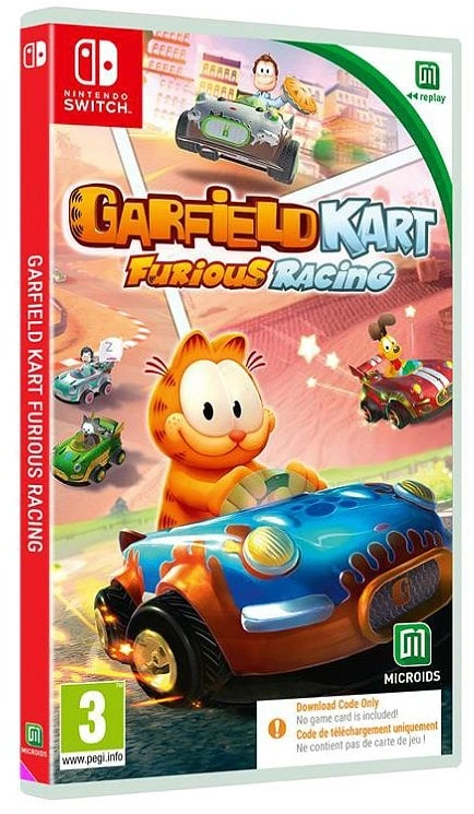 Garfield Kart Furious Racing (kodas dėžutėje) – Nintendo Switch