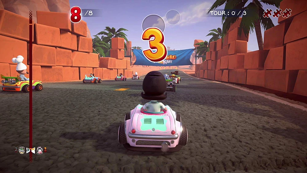 Maximum Games Daugiausia žaidimų Garfield Kart Furious Racing PS4