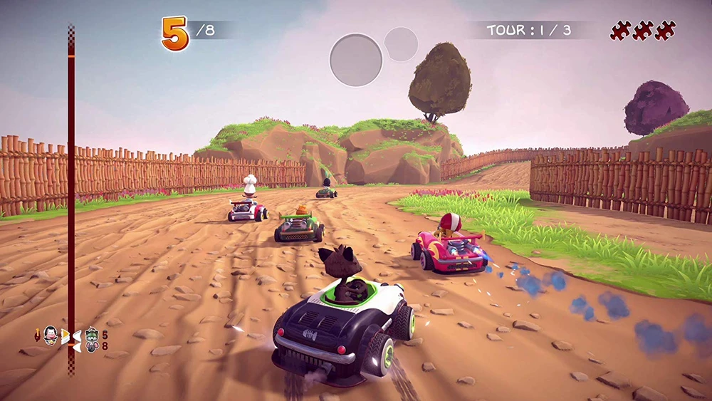 Maximum Games Daugiausia žaidimų Garfield Kart Furious Racing PS4