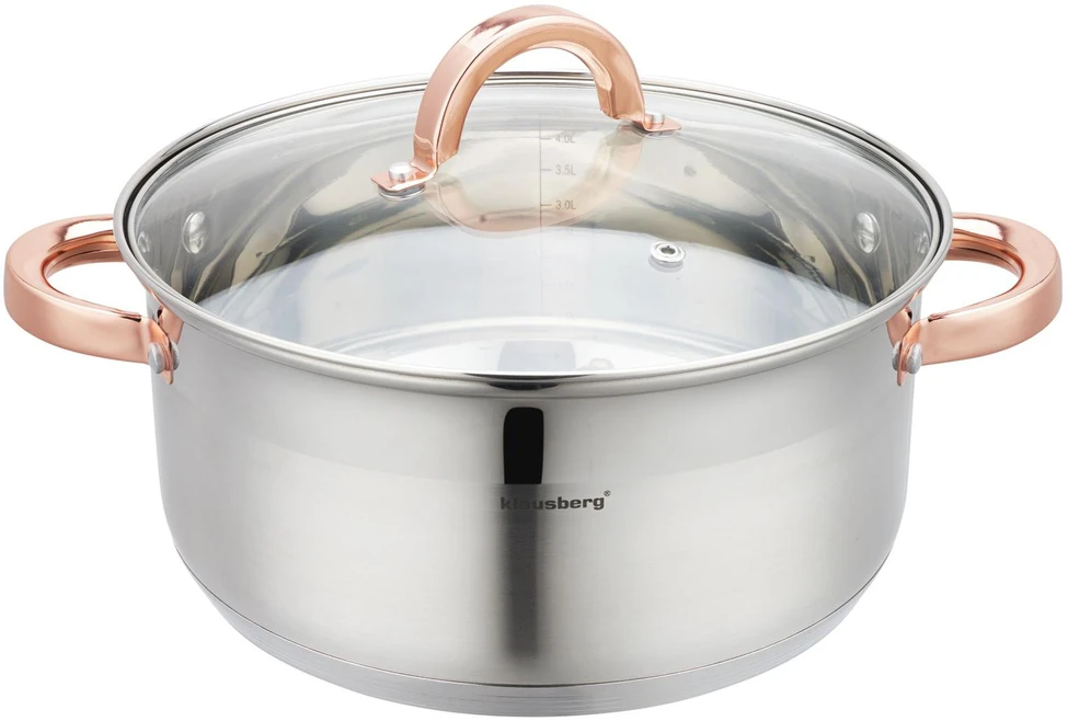 Klausberg Puodas Garinimo puodas 5 guobų, 24 cm, 5,0 l kb-7736