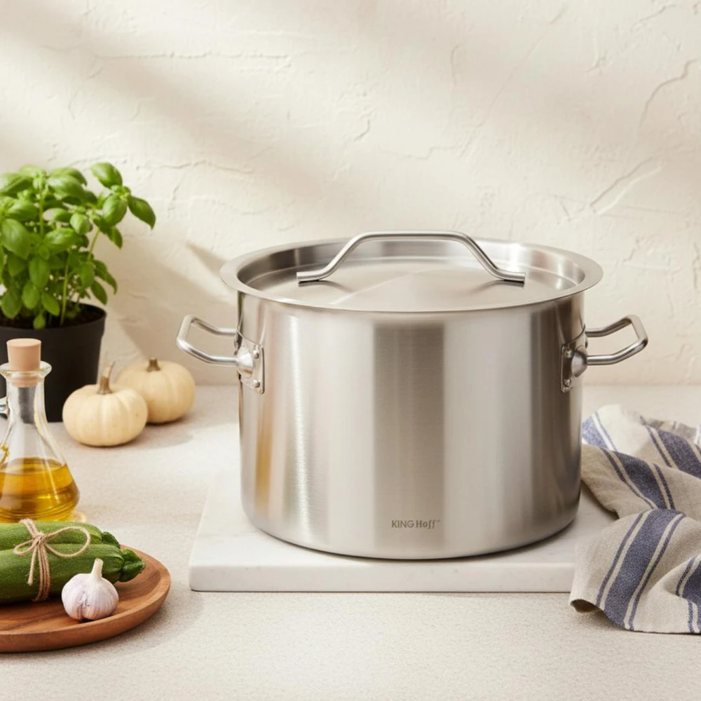King Hoff Puodas Gastronorm puodas, nerūdijantis plienas, skersmuo 25cm, 9l, kinghoff, kh-2021