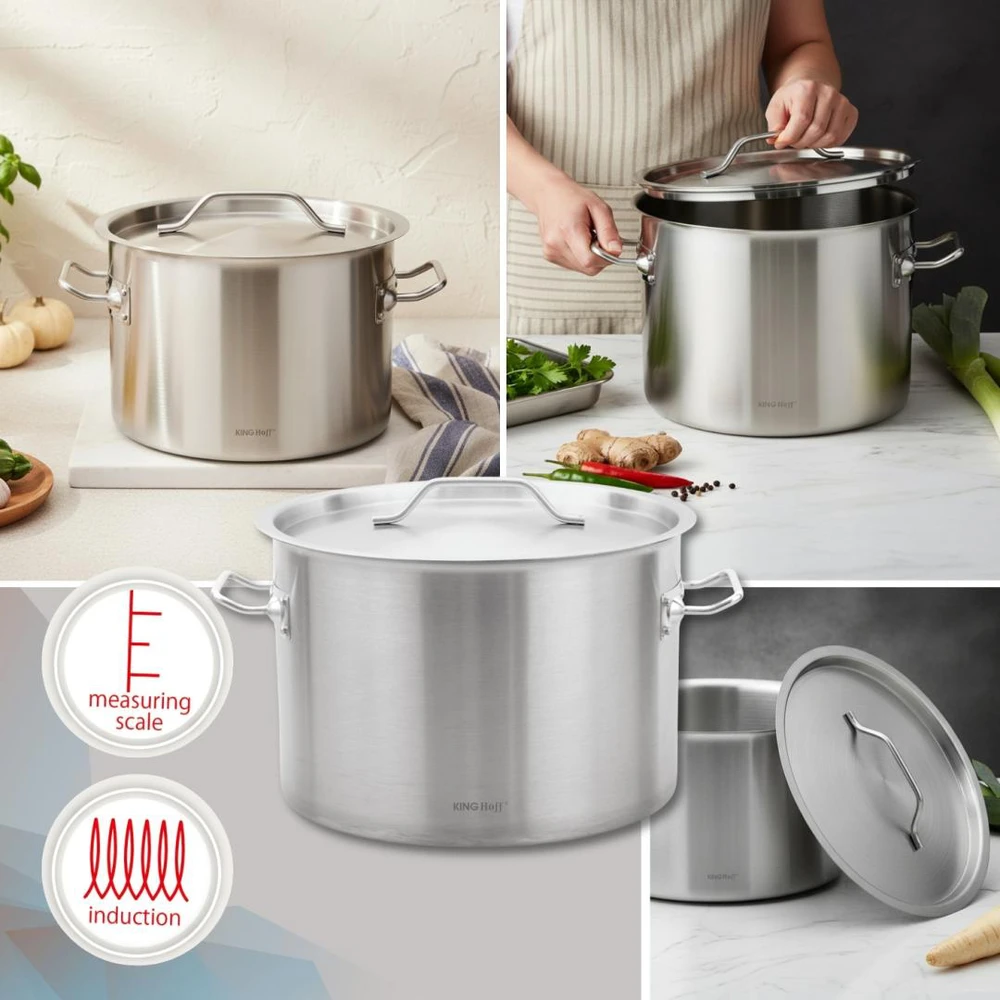 King Hoff Puodas Gastronorm puodas, nerūdijantis plienas, skersmuo 36cm, 24l, kinghoff, kh-2024