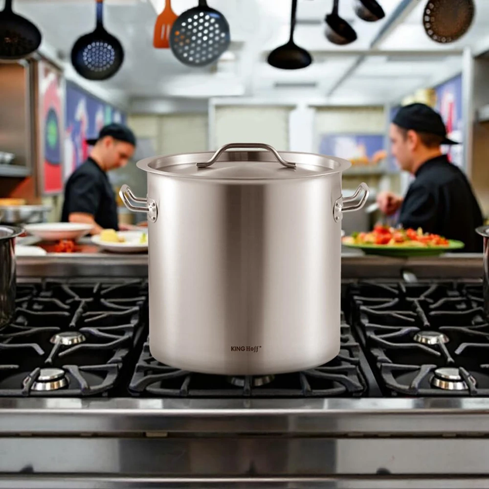 Garnek Puodas Gastronorm puodas, nerūdijantis plienas, skersmuo 28cm, 17l, kinghoff, kh-1961