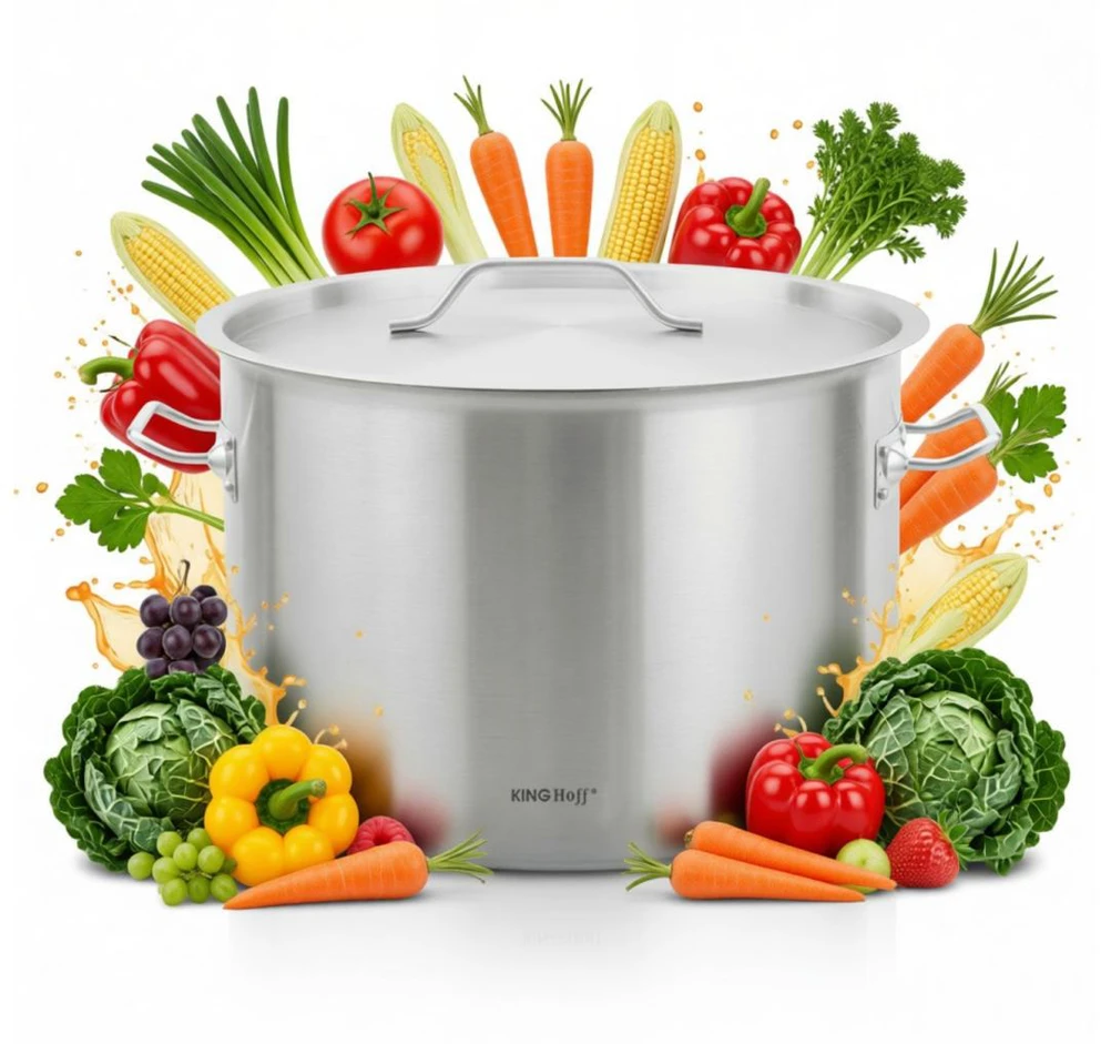 King Hoff Puodas Gastronorm puodas, nerūdijantis plienas, skersmuo 50cm, 58l, kinghoff, kh-2028