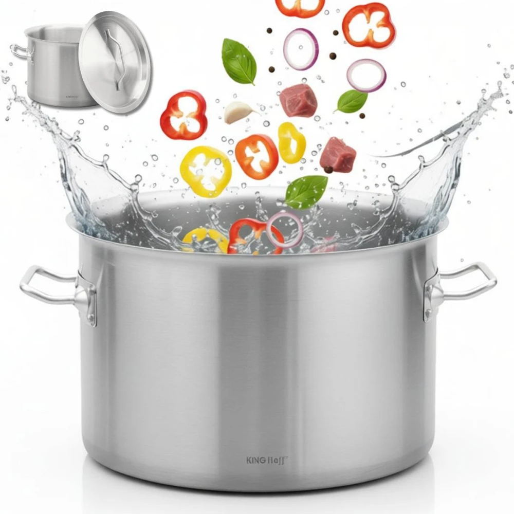 King Hoff Puodas Gastronorm puodas, nerūdijantis plienas, skersmuo 30cm, 14l, kinghoff, kh-2022