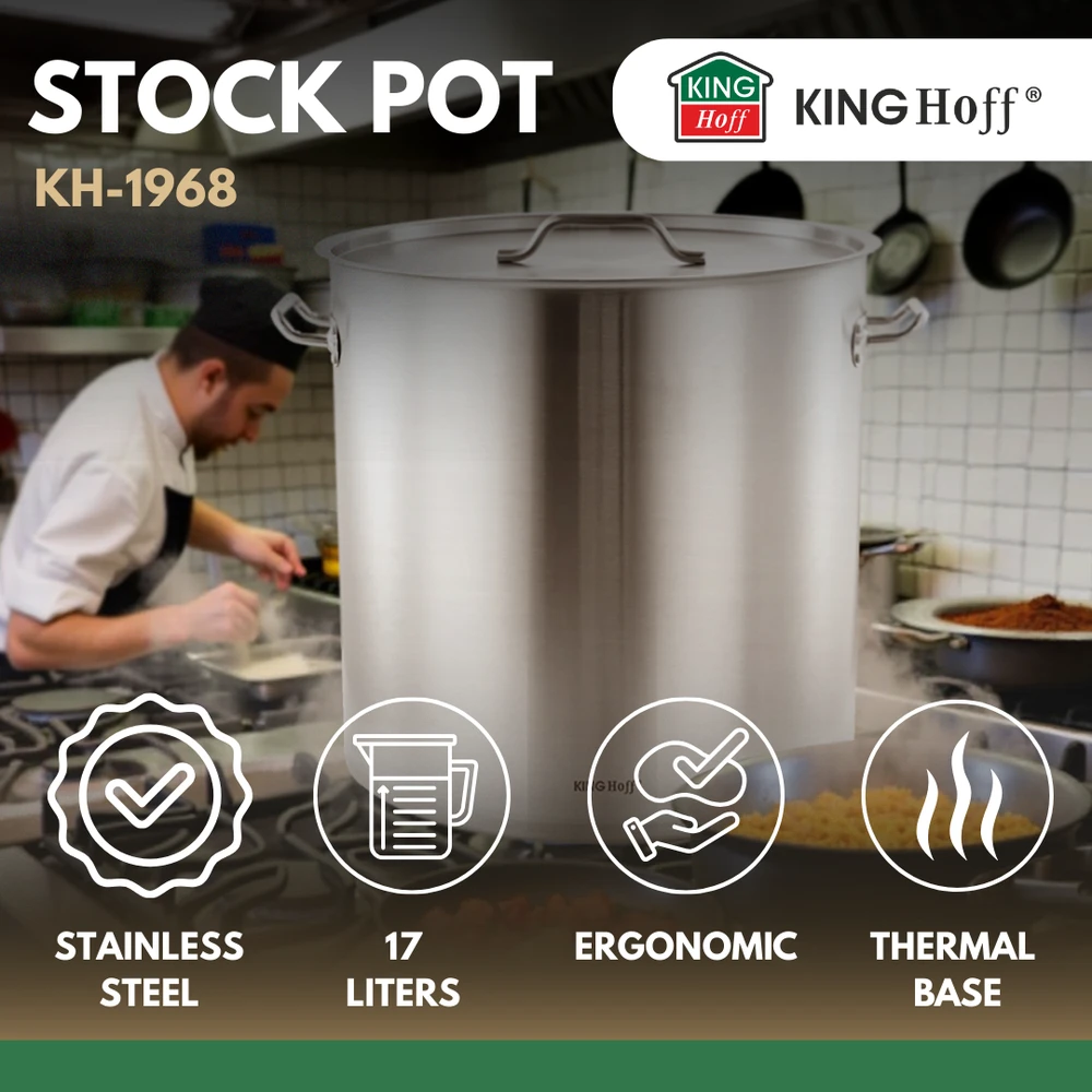 King Hoff Puodas Gastronorm puodas, nerūdijantis plienas, skersmuo 50cm, 98l, kinghoff, kh-1968