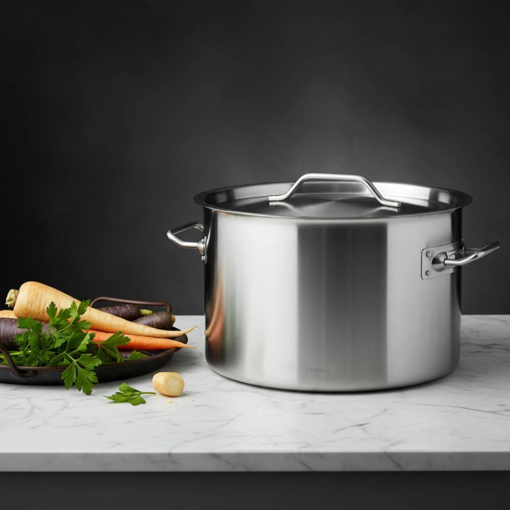 King Hoff Puodas Gastronorm puodas, nerūdijantis plienas, skersmuo 40cm, 32l, kinghoff, kh-2026