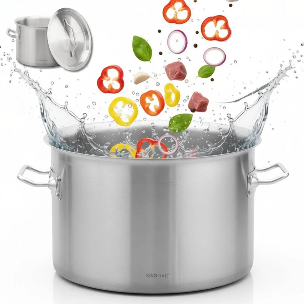 King Hoff Puodas Gastronorm puodas, nerūdijantis plienas, skersmuo 25cm, 9l, kinghoff, kh-2021
