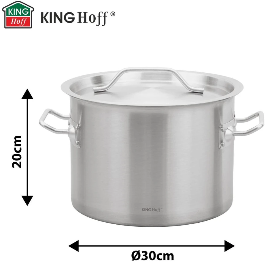 King Hoff Puodas Gastronorm puodas, nerūdijantis plienas, skersmuo 30cm, 14l, kinghoff, kh-2022