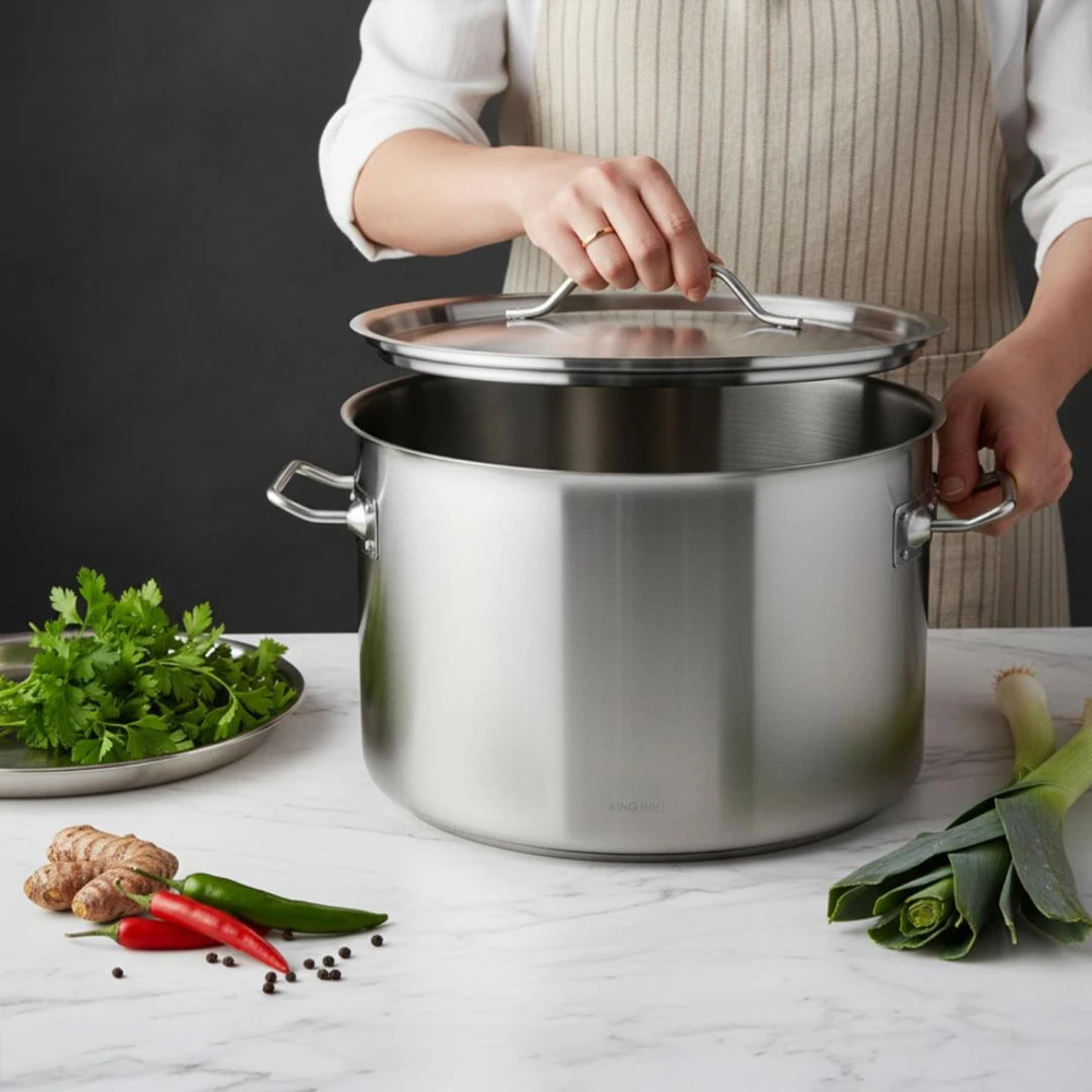 King Hoff Puodas Gastronorm puodas, nerūdijantis plienas, skersmuo 40cm, 32l, kinghoff, kh-2026