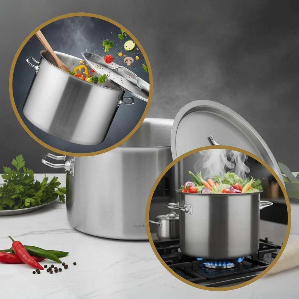 King Hoff Puodas Gastronorm puodas, nerūdijantis plienas, skersmuo 36cm, 24l, kinghoff, kh-2024