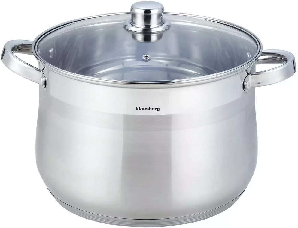 Puodas Plieninis puodas, 26 cm skersmens, 10,7 l, Klausberg