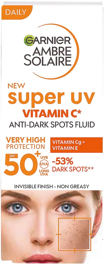 Garnier – Ambre Solaire Super UV Vitamin C Fluid – SPF 50+