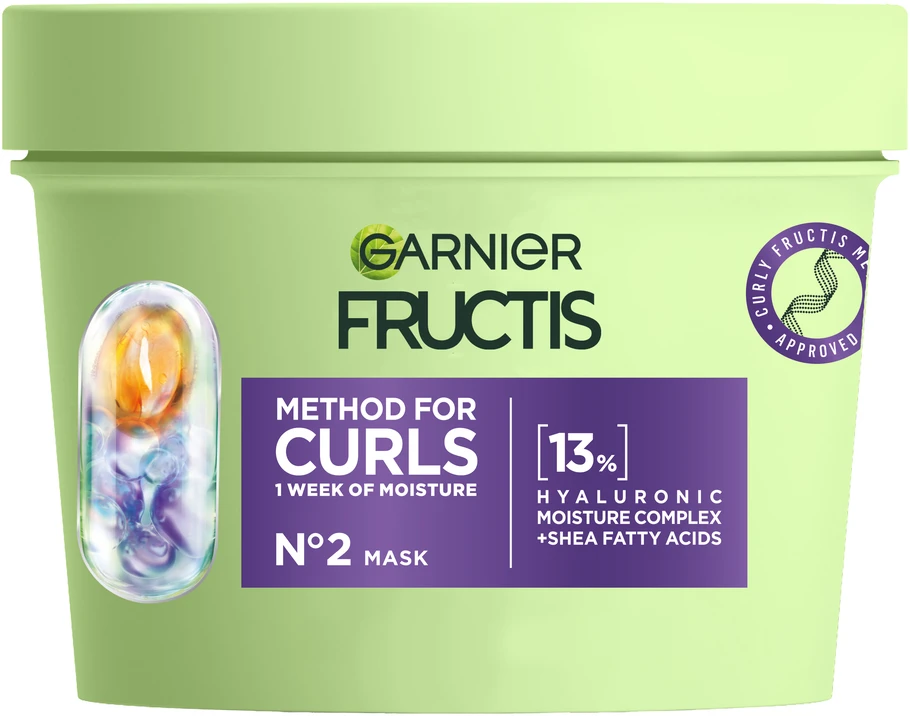 Garnier „Fructis Method For Curls“ plaukų kaukė