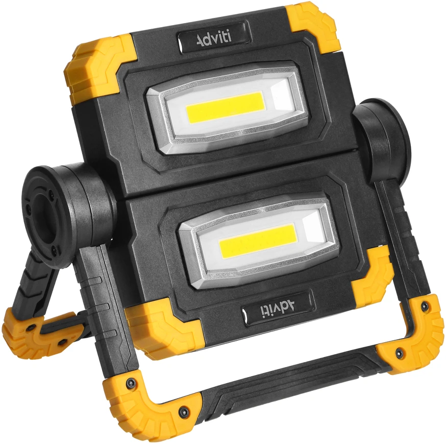Orno GEMINIX LED 2x10W, nešiojamas darbinis žibintas su baterija, 1200lm, IP44, 4000K, 5000mAh