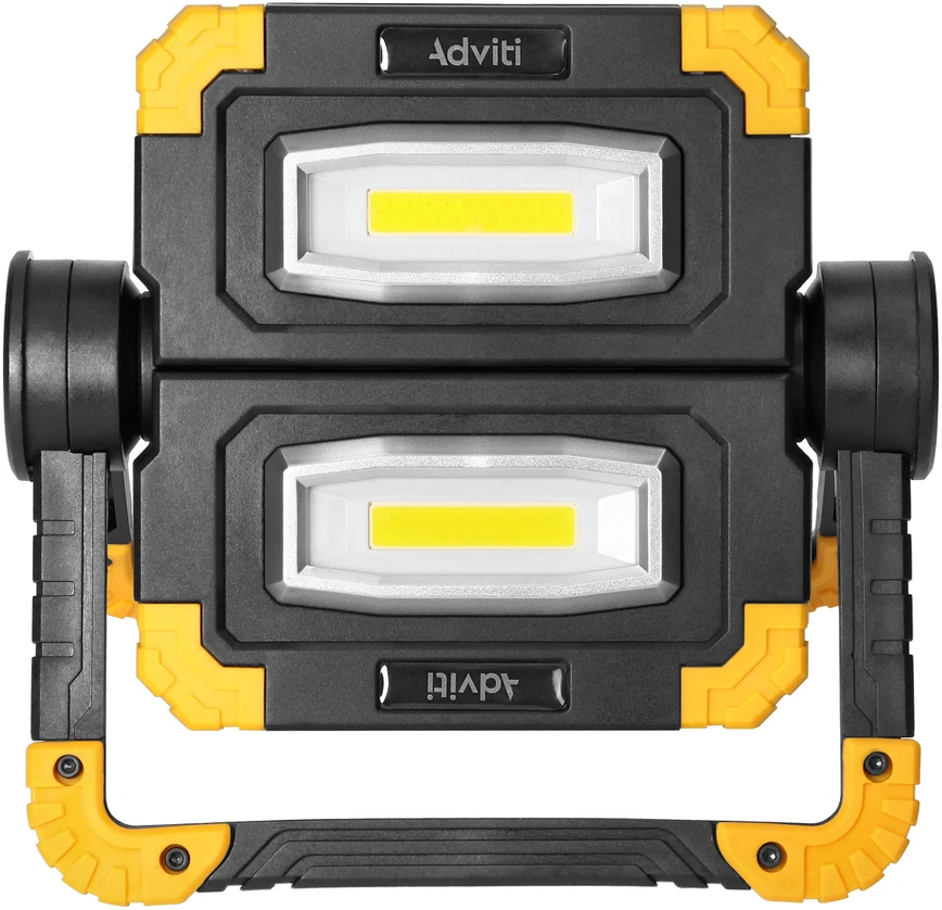 Orno GEMINIX LED 2x10W, nešiojamas darbinis žibintas su baterija, 1200lm, IP44, 4000K, 5000mAh